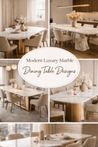 Dining table design modern luxury marble